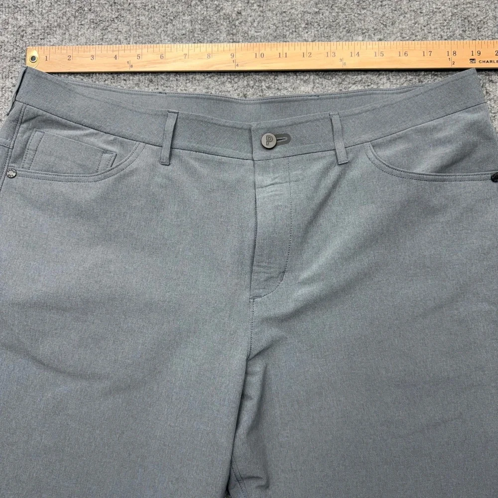 Public Rec Mens All Day Every Day 5-Pocket Straight Pants Grey 38x32 Stretch